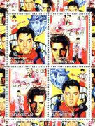 Tadjikistan 2000 Elvis Presley perf sheetlet containing set of 4 unmounted mint