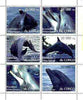 Congo 1997 Dolphins perf sheetlet containing complete set of 6 values unmounted mint