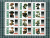 Buriatia Republic 1998 Fungi #07 perf sheetlet containing complete set of 12 values unmounted mint