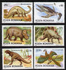 Rumania 1994 Dinosaurs set of 6, Mi 4974-79