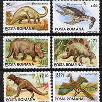 Rumania 1994 Dinosaurs set of 6, Mi 4974-79