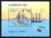 Nicaragua 1990 London '90 Stamp Exhibition perf m/sheet (Ships) fine cto used