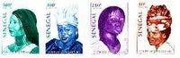 Senegal 1998 Women's Hairstyles set of 4 imperf from limited printing