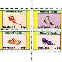 Bernera 1982 Footware perf set of 4 (Shoes of 1430, 1550, 1840 & 1912) unmounted mint