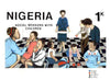 Nigeria 1986 Nigerian Life Def series - original hand-painted artwork for 1k value (Social Workers with Children) by NSP&MCo Staff Artist Olukoya Ogunfowora on board 222 mm x 128 mm