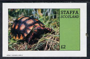 Staffa 1982 Tortoise imperf deluxe sheet (£2 value) unmounted mint