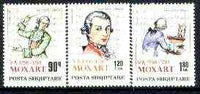 Albania 1991 Death Bicentenary of Mozart set of 3 unmounted mint, SG 2499-2501, Mi 2477-79*