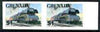 Grenada 1982 Famous Trains $1 German Federal Rlw Steam Loco unmounted mint imperf pair, as SG 1216