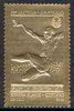 Bernera 1984 Olympic Games £8 value (Long Jump) embossed in 22 carat gold foil unmounted mint