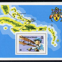 Turks & Caicos Islands 1978 Flight Anniversary m/sheet unmounted mint, SG MS 508