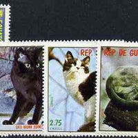 Equatorial Guinea 1978 Domestic Cats complete set of 7 cto used, Mi 1394-1400