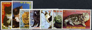 Equatorial Guinea 1978 Domestic Cats complete set of 7 cto used, Mi 1394-1400