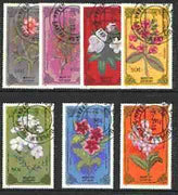 Mongolia 1986 Flowering Plants set of 7 cto used, SG 1719-25*