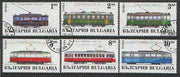 Bulgaria 1994 Trams complete set of 6 cto used, SG 3997-4002, Mi 4144-49*