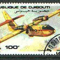 Djibouti 1984 Fire Fighting set of 3 (Fire engine, crane & Aircraft) cto used SG 929-31*