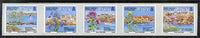 Jersey 2003 Offshore Reefs set of 5 in self-adhesive strip of 5 NVI stamps (2003 imprint) unmounted mint, SG 1107-11