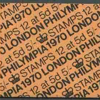 Great Britain 1970 Philympia 5s booklet complete and pristine, SG HP34