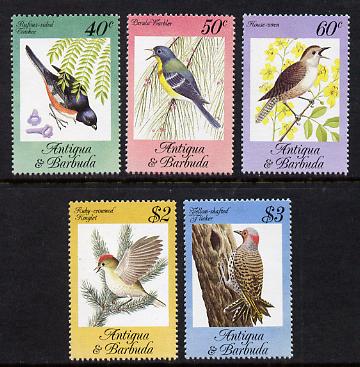 Antigua 1984 Songbirds set of 5 unmounted mint, SG 869-73