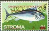 Stroma 1971 Fish 3s on 2s (Tunny) perf single overprinted 'Emergency Strike Post' for use on the British mainland unmounted mint*