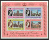 Montserrat 1978 Coronation 25th Anniversary m/sheet (Cathedrals & Abbeys) SG MS 426 unmounted mint