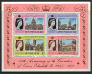 Montserrat 1978 Coronation 25th Anniversary m/sheet (Cathedrals & Abbeys) SG MS 426 unmounted mint