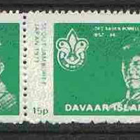 Davaar Island 1971 Japan Scouts Jamboree perf set of 2 (5p & 15p green) unmounted mint