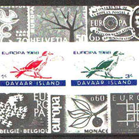 Davaar Island 1966 Europa imperf m/sheet (birds) with stamp border, unmounted mint