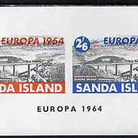 Sanda Island 1964 Europa imperf m/sheet (Europa Bridge) unmounted mint