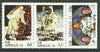 Sanda Island 1971 Postal Strike opt on Apollo 11 Moon Landing unmounted mint rouletted set of 3 (opt'd for use on the British mainland)