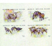 Shetland Islands 1995 Animals imperf set of 4 (face value £1.98) unmounted mint
