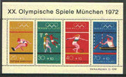 Germany - West 1972 Munich Olympic Games (7th Issue) m/sheet unmounted mint, SG MS 1633