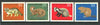 Germany - West 1968 Child Welfare (Animals) set of 4 unmounted mint, SG 1454-57*