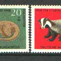 Germany - West 1968 Child Welfare (Animals) set of 4 unmounted mint, SG 1454-57*