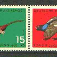 Germany - West 1965 Child Welfare (Game Birds) set of 4 unmounted mint, SG 1384-87*