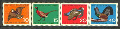 Germany - West 1965 Child Welfare (Game Birds) set of 4 unmounted mint, SG 1384-87*