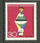 Germany - West 1968 Scientific Microscope from Anniversaries set unmounted mint, SG 1453*