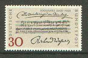 Germany - West 1968 Centenary of Richard Wagner's Opera unmounted mint, SG 1468