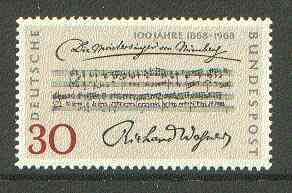 Germany - West 1968 Centenary of Richard Wagner's Opera unmounted mint, SG 1468
