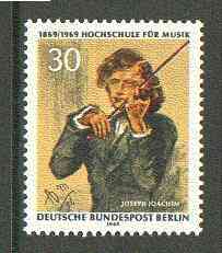 Germany - West Berlin 1969 Academy of Music (Painting of violinist) unmounted mint SG B337*