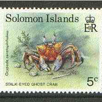 Solomon Islands 1993 Ghost Crab 5c unmounted mint SG 752*