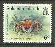 Solomon Islands 1993 Ghost Crab 5c unmounted mint SG 752*