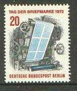 Germany - West Berlin 1972 Stamp Day (Printing-press) unmounted mint SG B423