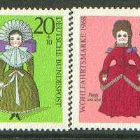 Germany - West 1968 Humanitarian Relief (Dolls) set of 4 unmounted mint SG 1473-76*