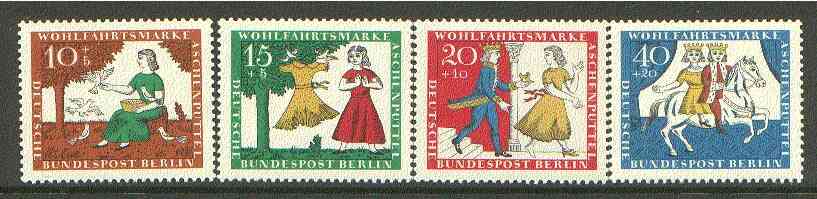 Germany - West Berlin 1965 Humanitarian Relief Funds (Cinderella) set of 4 unmounted mint SG B277-80