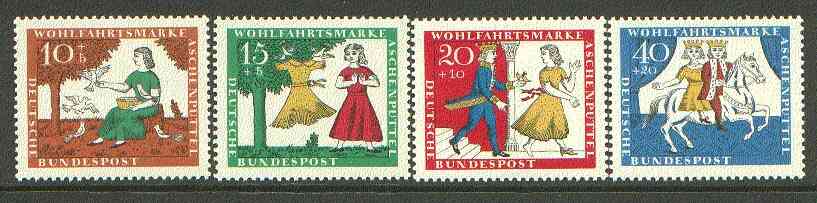 Germany - West 1965 Humanitarian Relief Funds (Cinderella) set of 4 unmounted mint SG 1406-09*