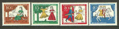 Germany - West 1965 Humanitarian Relief Funds (Cinderella) set of 4 unmounted mint SG 1406-09*