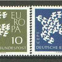 Germany - West 1961 Europa set of 2 unmounted mint SG 1281-82