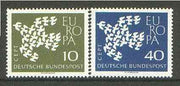Germany - West 1961 Europa set of 2 unmounted mint SG 1281-82