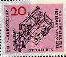 Germany - West 1964 Benedictine Abbey unmounted mint SG 1341*