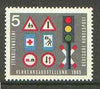 Germany - West 1965 Traffic Lights 5pf from Transport Exhibition set unmounted mint SG 1389*